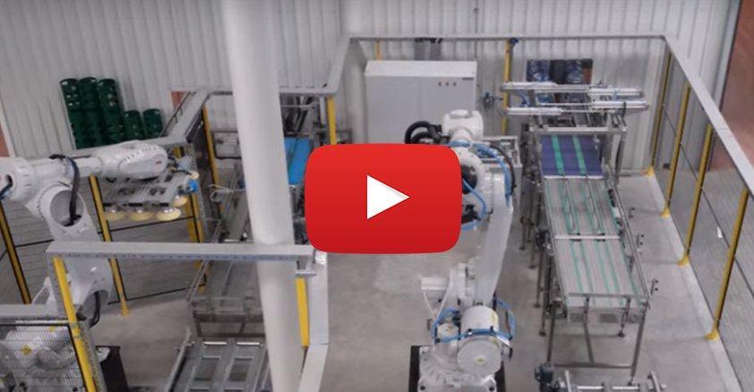 Bottle Palletizing Robot 3000 bottle/hour 