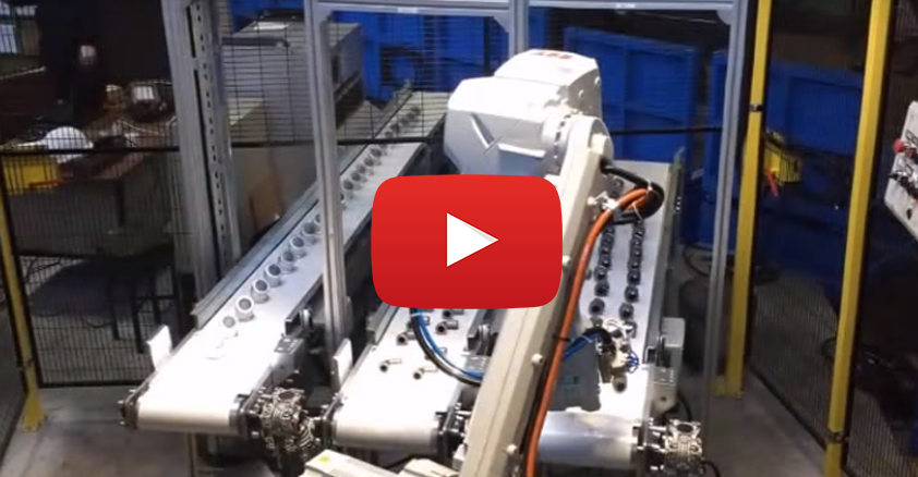 Robotic Machine Loading Application with Camera