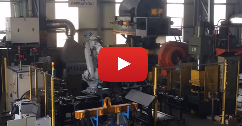 Hot Forging Press Loading And Unloading Robot