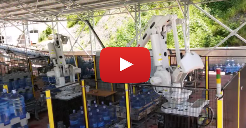  Bottle Palletizing Robot 2000 bottle/hour